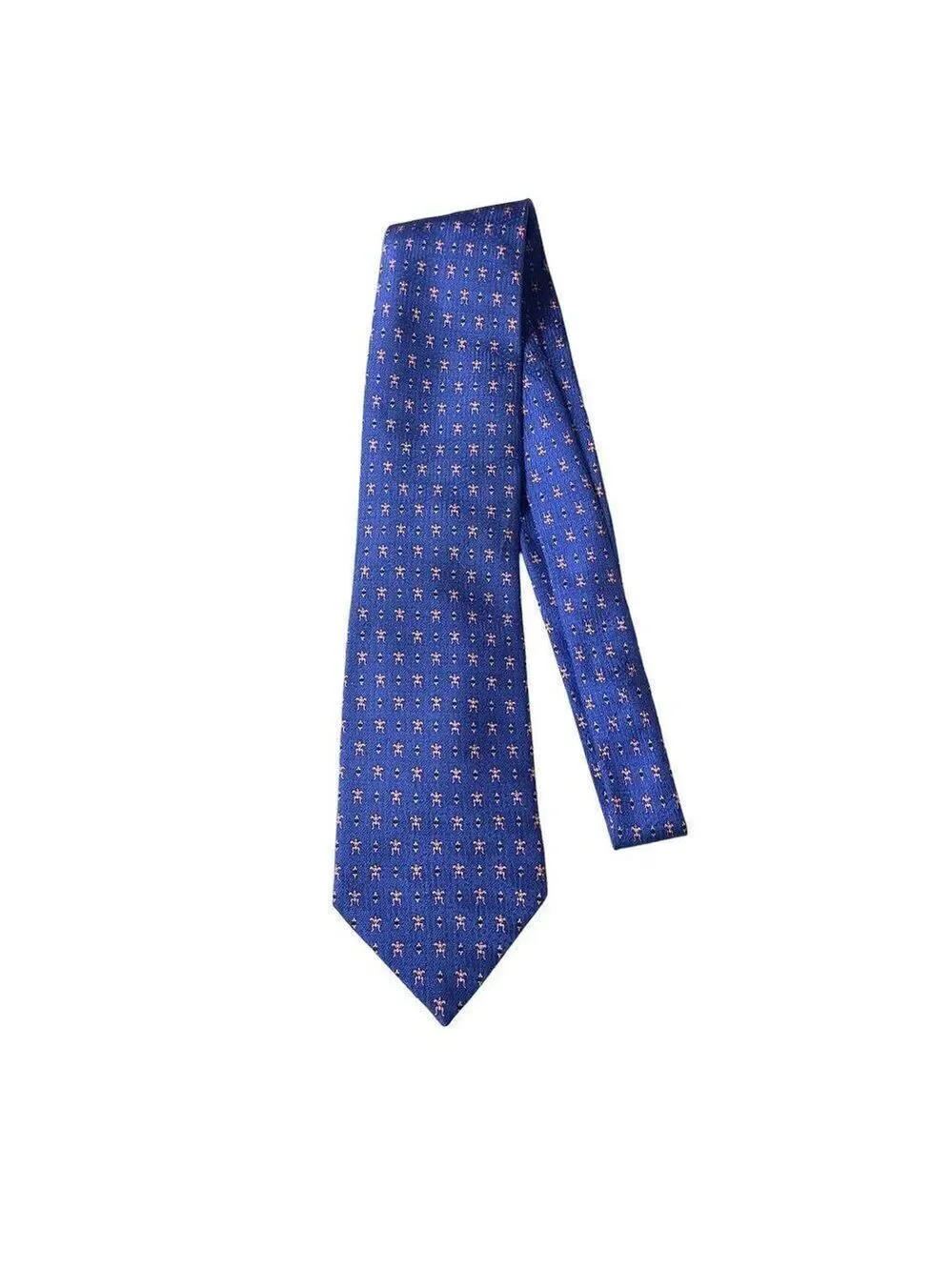Daniel De Fasson Blue Silk Bodybuilder Necktie